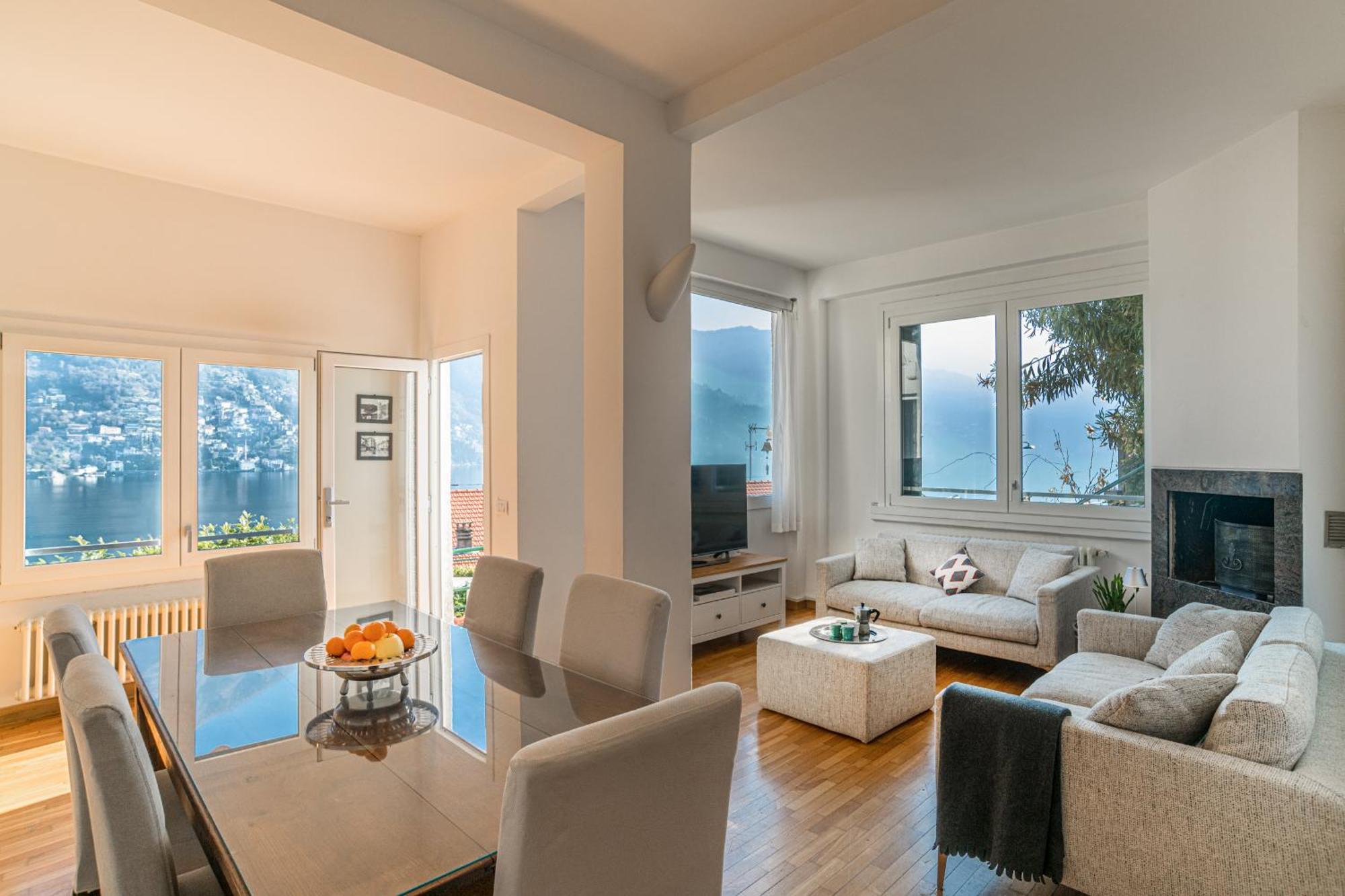 Casa Bambu - Splendida Vista Lago E Posto Auto Laglio Zewnętrze zdjęcie