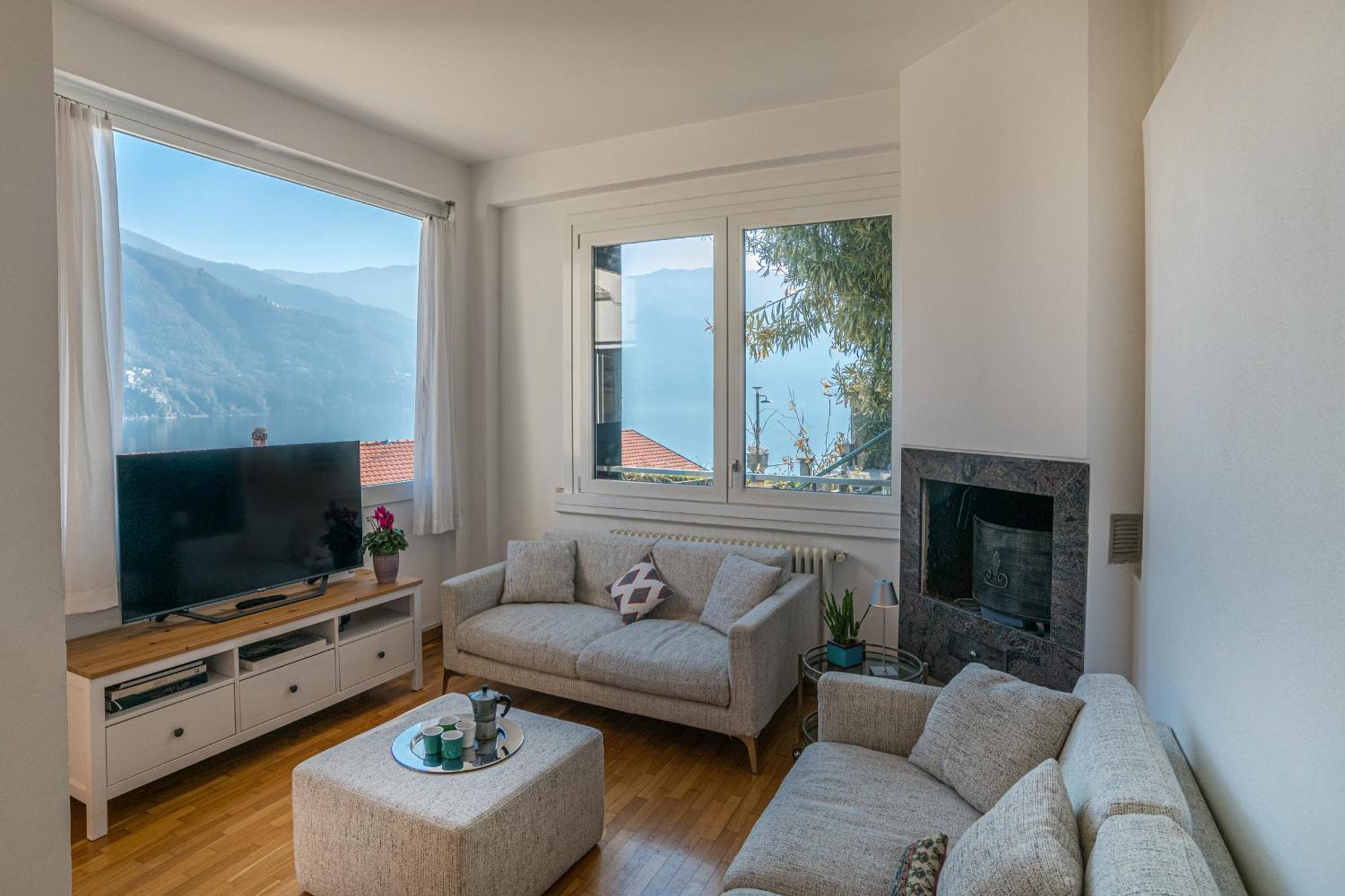 Casa Bambu - Splendida Vista Lago E Posto Auto Laglio Zewnętrze zdjęcie