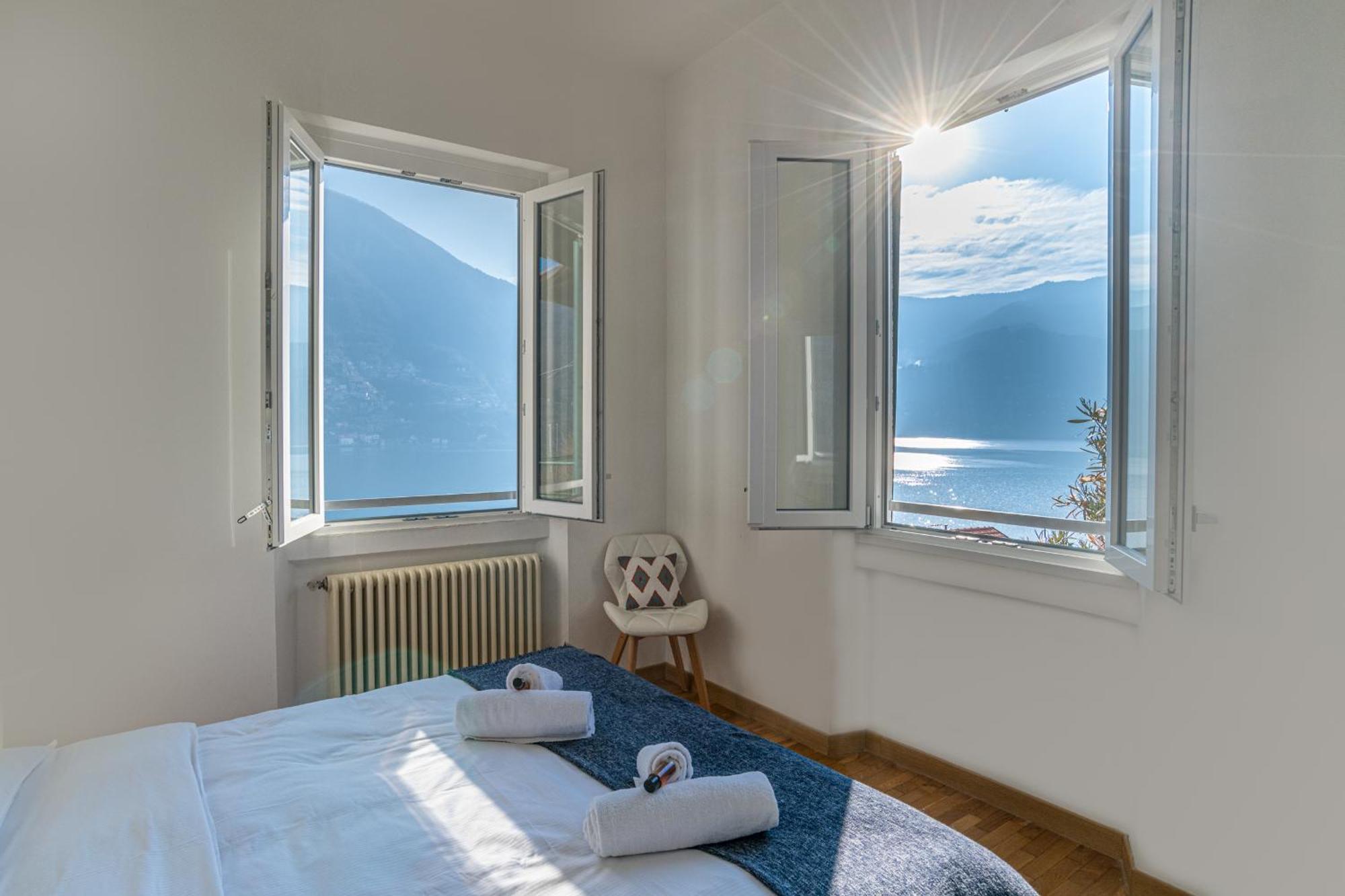 Casa Bambu - Splendida Vista Lago E Posto Auto Laglio Zewnętrze zdjęcie